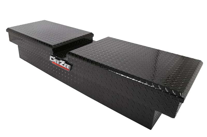 Dee Zee — Dee Zee Universal Tool Box - Red Crossover - Double Black BT Full Size
ToolBxTrkBedRTR - view 2