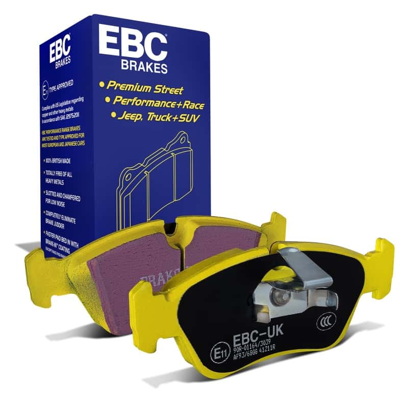EBC — EBC 99-02 BMW Z3 2.5 Yellowstuff Front Brake Pads
Disc Brake Pad - view 1