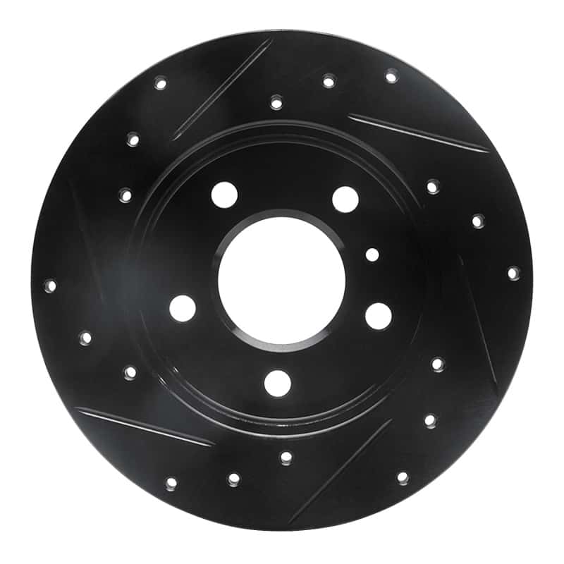 R1 Concepts — R1 04-16 Buick Allure Rear Right Drilled & Slotted Black Brake Rotor
R1 Brake Rotor Drill - view 5