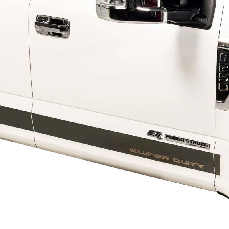 Putco — Putco 11-16 Ford SuperDuty/Super Cab 6.5ft Box - 10pcs - 6.25in Wide Black Platinum Rocker Panels
Rocker Panel Molding - view 2