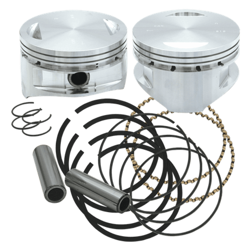 S&S Cycle — S&S Cycle 84-99 BT 4in x 4-1/2in Piston Set - .010in - view 2