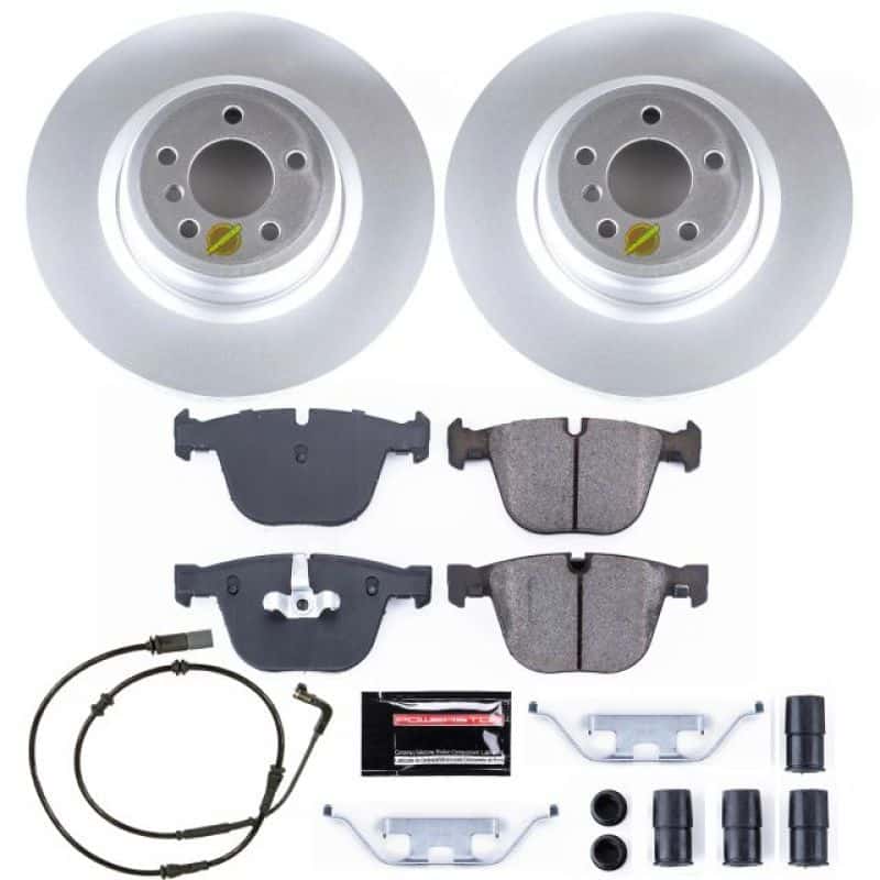 PowerStop — Power Stop 09-10 BMW 750i Rear Z23 Evolution Sport Coated Brake Kit - view 1