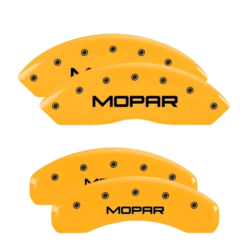 MGP — MGP 4 Caliper Covers Engraved Front & Rear Mopar Yellow Finish Black Char 2004 Jeep Wrangler
Caliper Covers - view 1