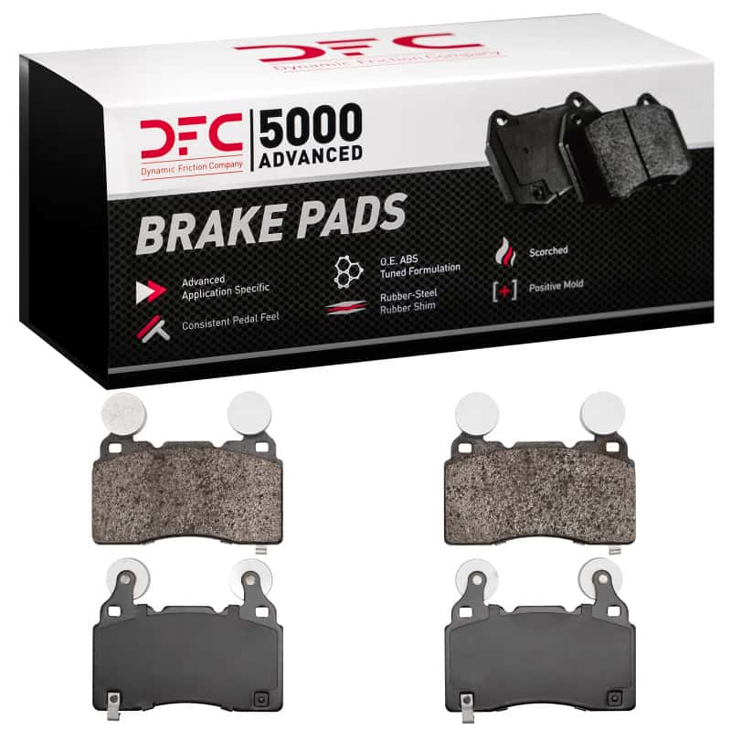 DFC — DFC 10-15 Chevrolet Camaro Front 5000 Advanced Low Metallic Brake Pads
DFC Brake Pad Set - view 1