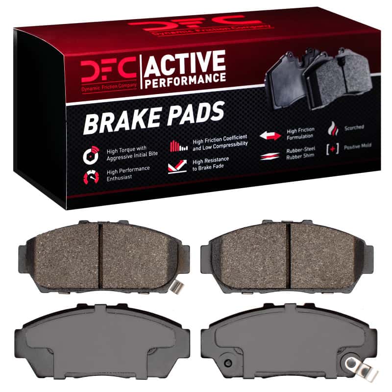 DFC — DFC 93-01 Acura Integra Front Active Performance Pads - Low Metallic
DFC Brake Pad Set - view 1