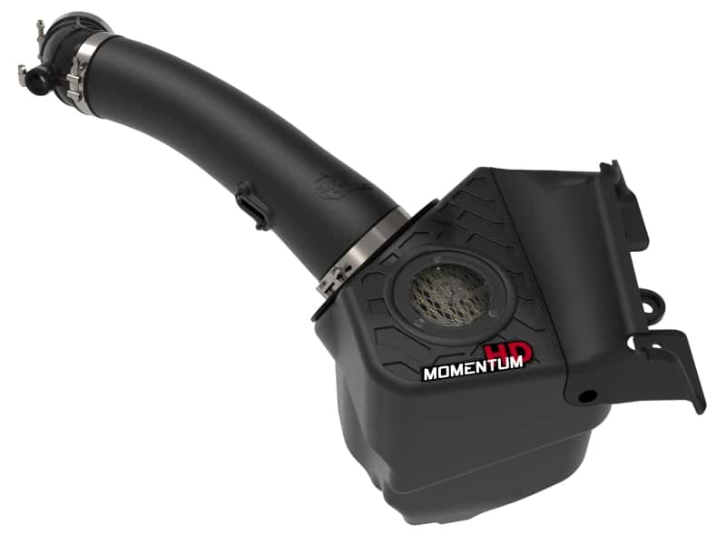 aFe — aFe 20-21 Jeep Wrangler (JL) V6-3.0L (td) Momentum HD Cold Air Intake System w/ Pro GUARD 7 Media
Momentum HD Intake - view 1