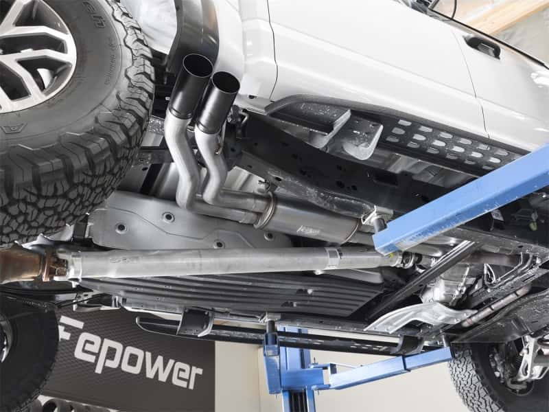 aFe — aFe POWER Rebel Series 3in 409 SS Cat Back Exhaust w/ Black Tips 17 Ford F-150 Raptor V6-3.5L
Cat-Back Exhaust - view 7