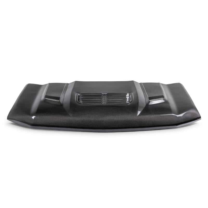 Anderson Composites — Anderson Composites 20-24 Chevy Silverado Type-T2 Carbon Fiber Hood - view 3