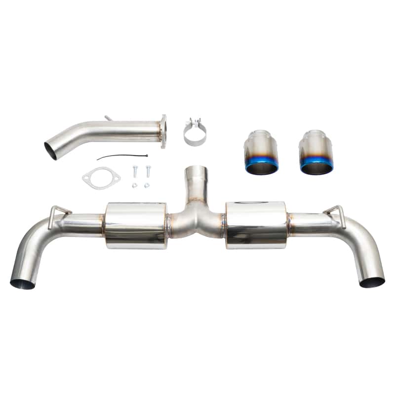 Injen — Injen 19-22 Hyundai Veloster N L4 2.0L Turbo Performance SS Axle Back Exhaust System - Burnt Ti Tips
Exhaust System - view 2
