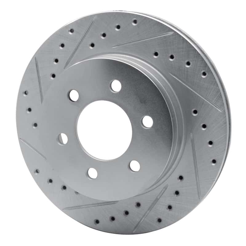 R1 Concepts — R1 97-02 Dodge Dakota 4WD Front Left Drilled & Slotted Silver Brake Rotor
R1 Brake Rotor Drill - view 2