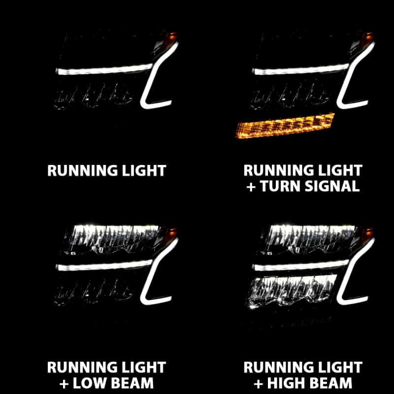 ANZO — ANZO 15-20 Chevy Tahoe/Suburban LED Light Bar Style Headlights Black w/Sequential w/DRL w/Amber
Head Light Set
HdLtSet - view 7