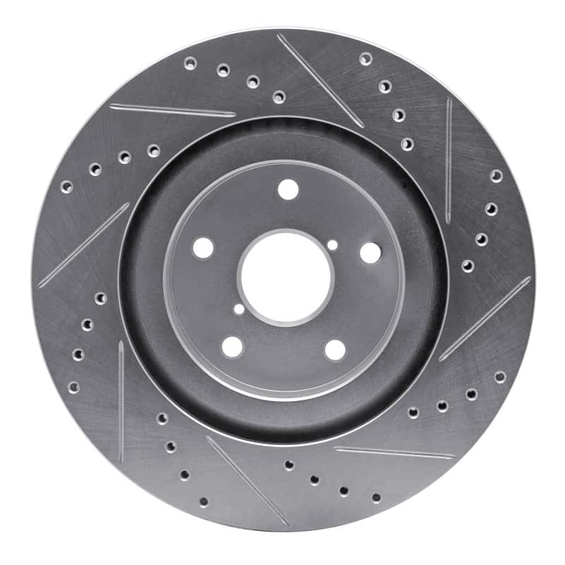 R1 Concepts — R1 19-24 Subaru Forester Front Left Drilled & Slotted Silver Brake Rotor
R1 Brake Rotor Drill - view 5