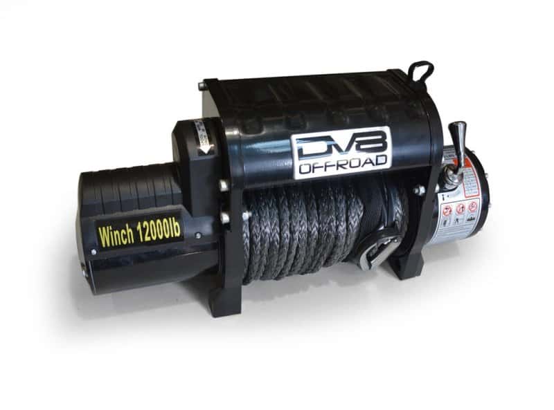DV8 Offroad — DV8 Offroad 12000 LB Winch w/ Synthetic Line & Wireless Remote - Black - view 1
