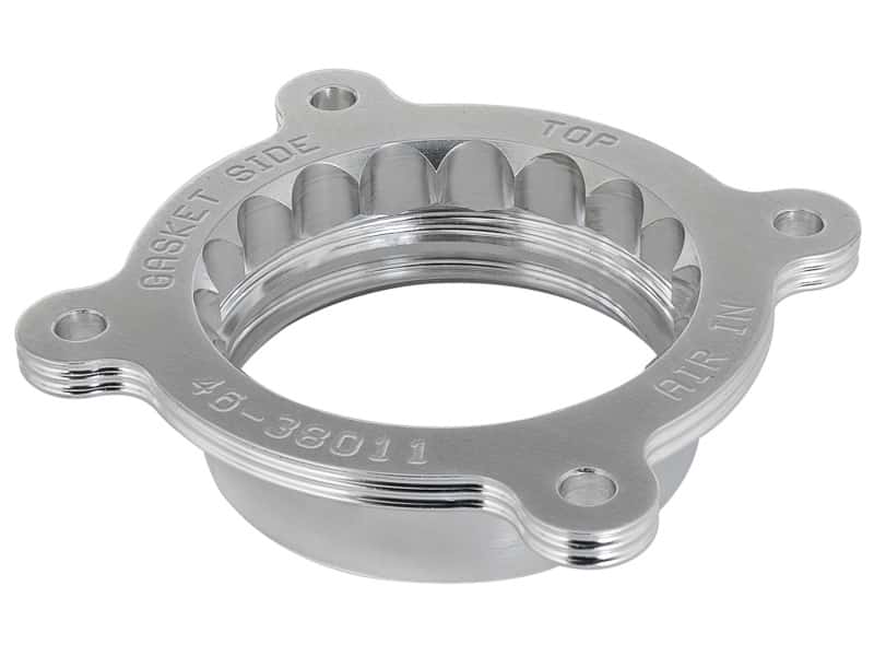 aFe — aFe Silver Bullet Throttle Body Spacer 10-18 Toyota FJ Cruiser V6 4.0L
Throttle Body Spacer - view 1