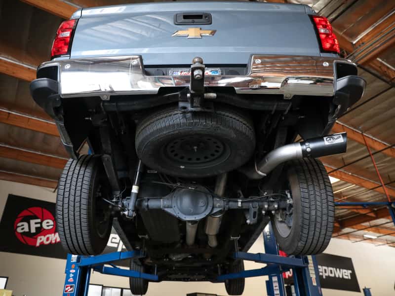 aFe — aFe Apollo GT Series 4in 409SS Cat Back Exh System Polished Tip 14-18GM Silverado 1500 V8-6.2L
Cat-Back Exhaust - view 8