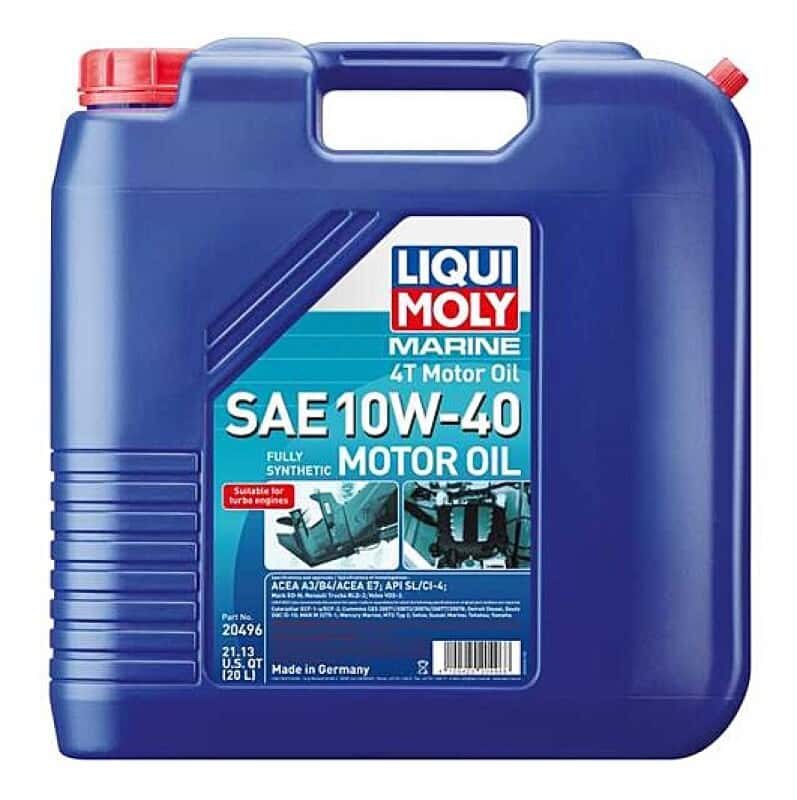 LIQUI MOLY — LIQUI MOLY 20L Marine 4T Motor Oil SAE 10W40 - view 2