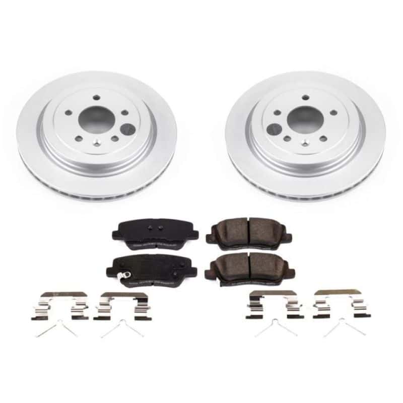 PowerStop — Power Stop 16-18 Cadillac ATS Rear Z17 Evolution Geomet Coated Brake Kit - view 1
