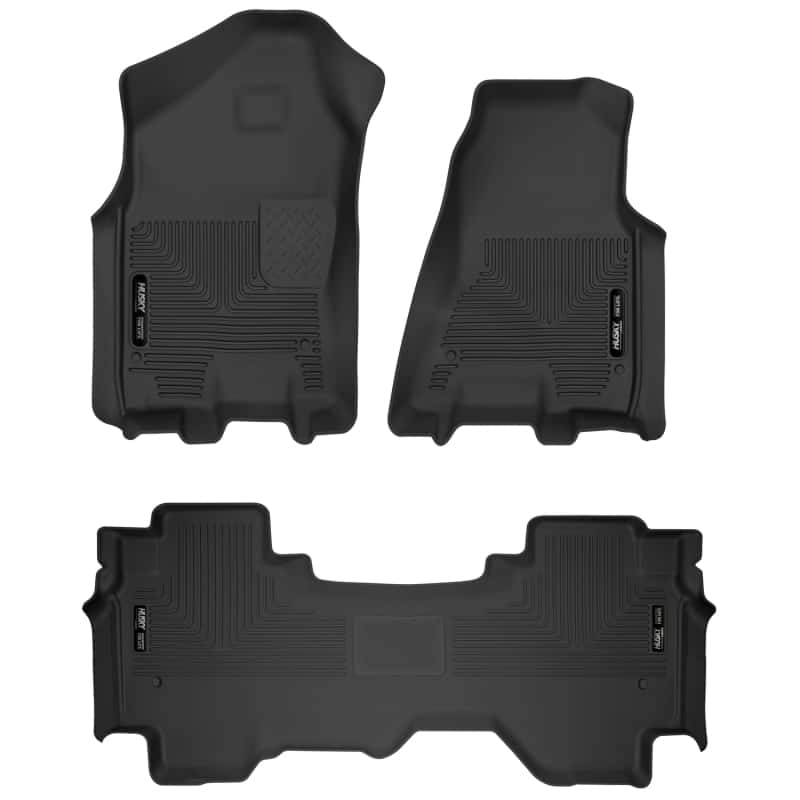 Husky Liners — Husky Liners X-Act Contour 1st & 2nd Row Black Floor Liners - 19-20 Dodge Ram / Ram 1500
Husky Liners 19-24 Dodge Ram 1500 X-Act Front + 2nd Seat Floor Liner Set - Black
Floor Liners - view 1