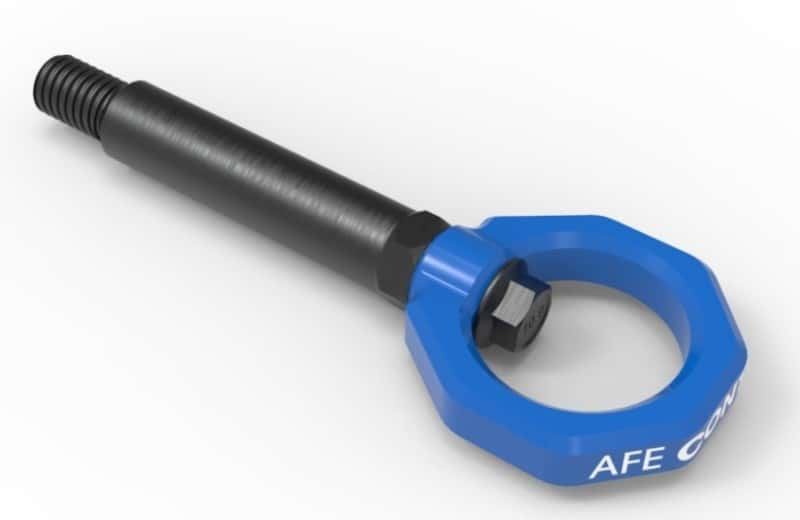 aFe — aFe Control Rear Tow Hook Blue BMW F-Chassis 2/3/4/M
Rear Tow Hook - view 2