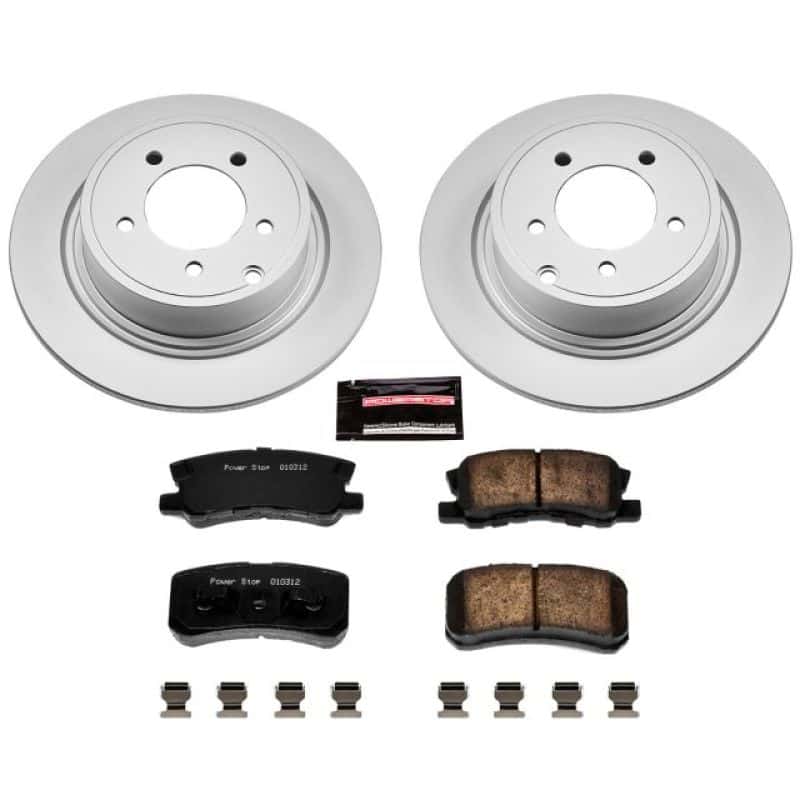 PowerStop — Power Stop 11-14 Chrysler 200 Rear Z17 Evolution Geomet Coated Brake Kit - view 1