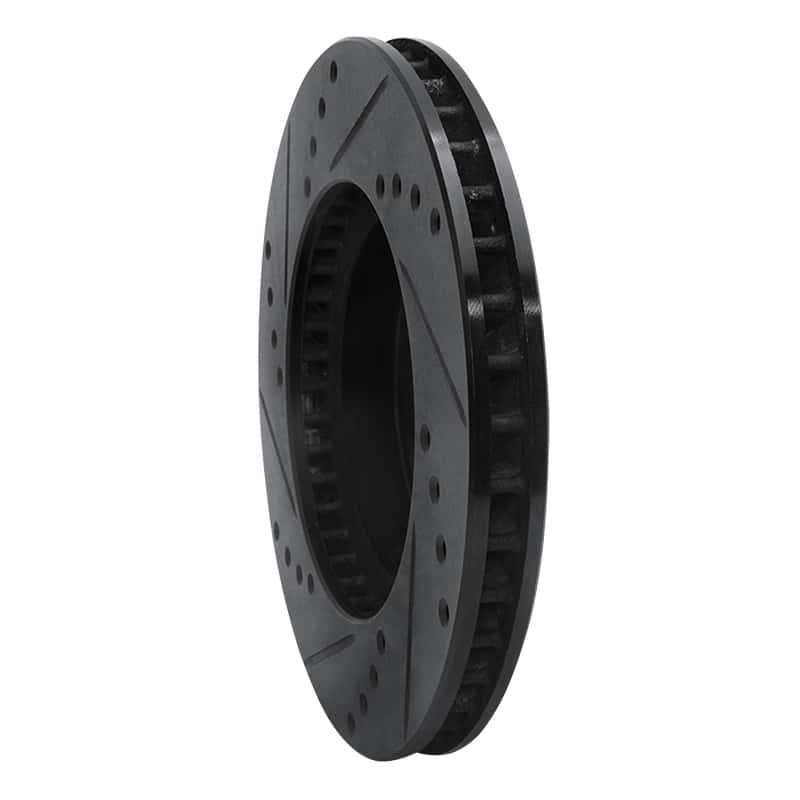 R1 Concepts — R1 94-00 Toyota Celica Front Right Drilled & Slotted Black Brake Rotor
R1 Brake Rotor Drill - view 4