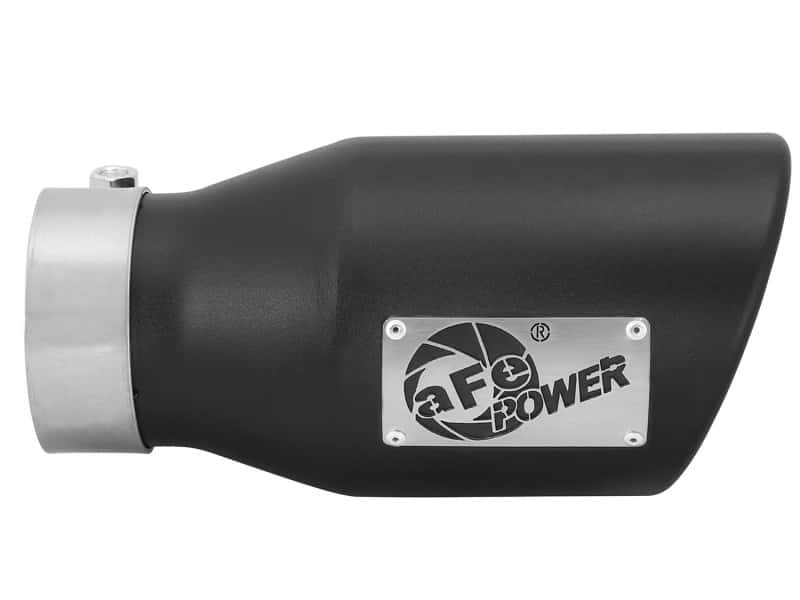 aFe — aFe Power Gas Exhaust Tip Black- 3 in In x 4.5 out X 9 in Long Bolt On (Black)
Exhaust Tip Black - view 2
