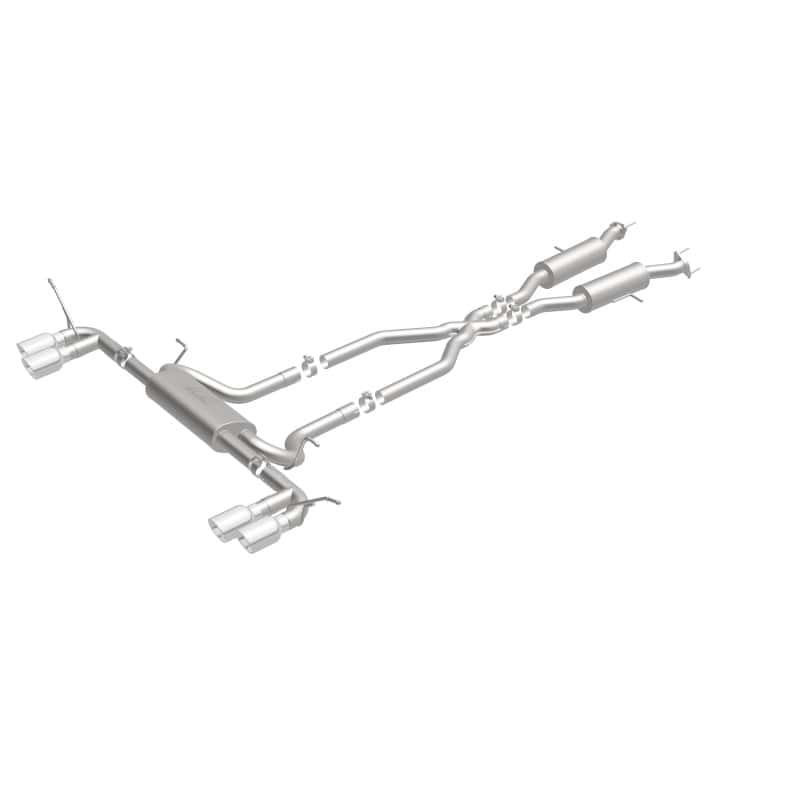 Magnaflow — MagnaFlow Cat Back, SS, 2.5in, Quad Split Polish 4in tip 14-15 Jeep Grand Cherokee 3.6L/5.7L V6/V8
Cat-Back - view 5