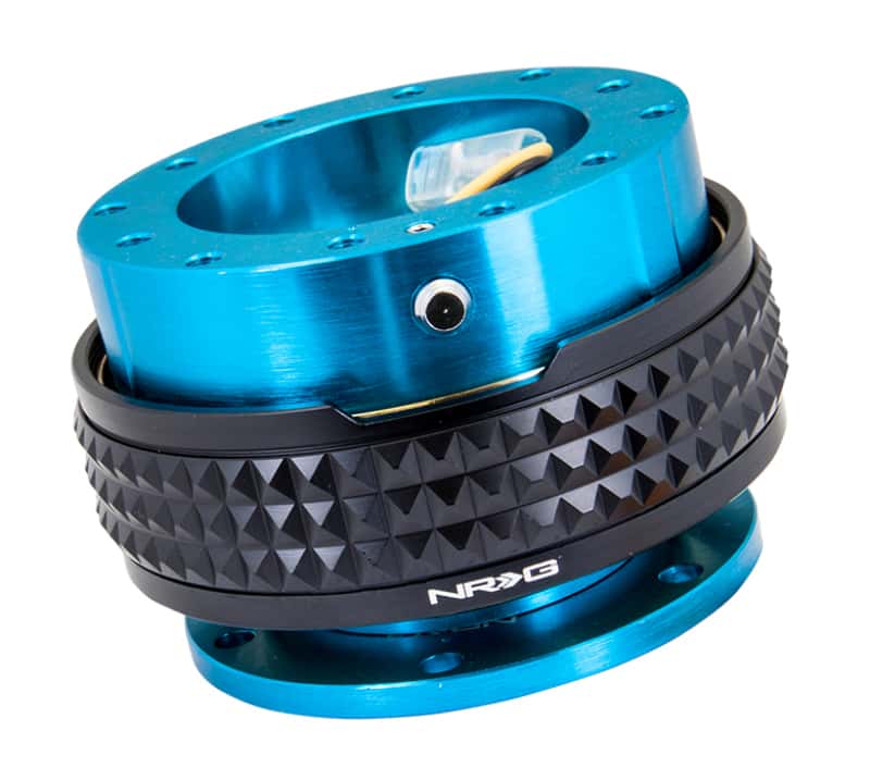 NRG — NRG Quick Release Kit - Pyramid Edition - New Blue Body / Black Pyramid Ring - view 1