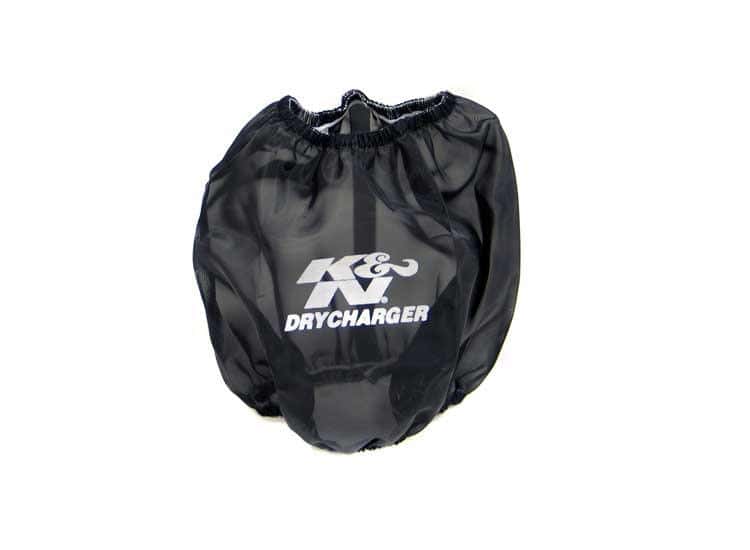 K&N Engineering — K&N Black Drycharger Round Tapered Air Filter Wrap - view 2