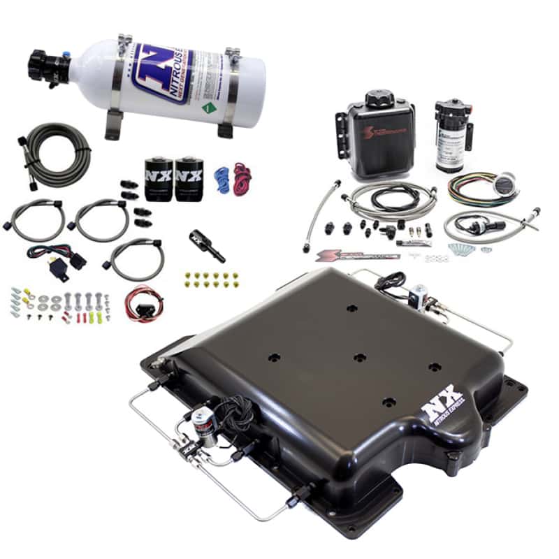 Nitrous Express — Nitrous Express Dodge Hellcat Supercharger Lid Nitrous/Water Injection Kit (100-400HP) w/5lb Bottle
Injection System Kit
N2OSys - view 2