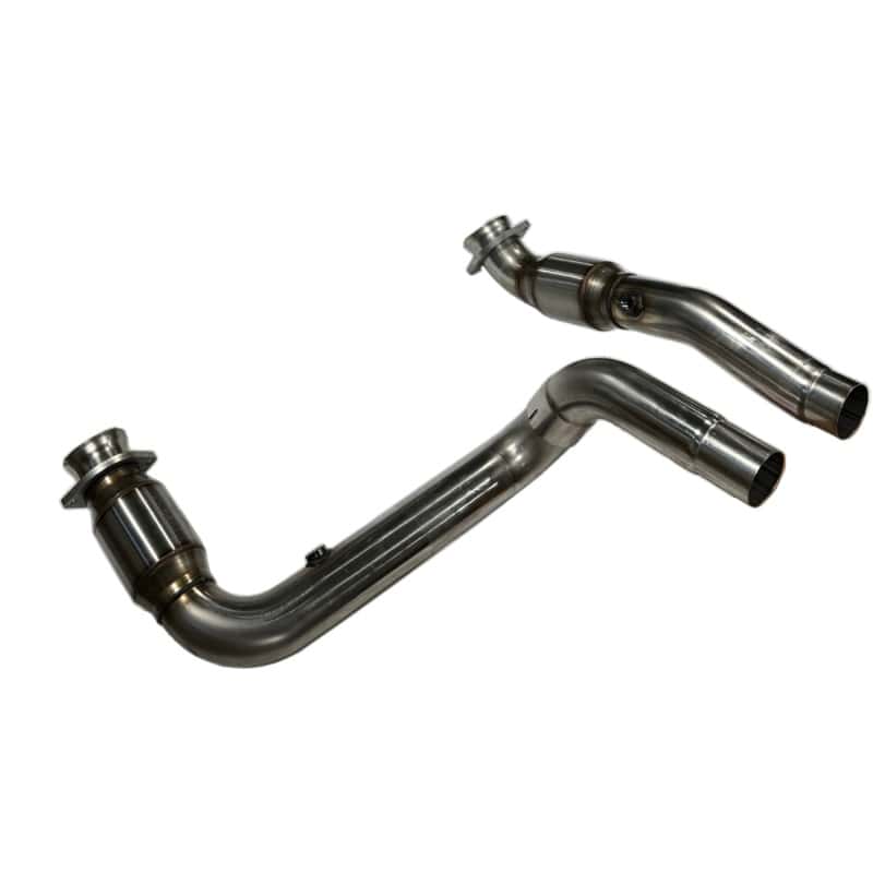 Kooks Headers — Kooks 2023+ Cadillac Escalade V 3in GREEN Catted Conn. Pipes (Req. Kooks Headers)
GREEN Cat. Conns. - view 4