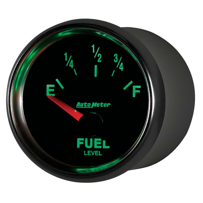 AutoMeter — Autometer GS 52mm 0-90 ohms Short Sweep Electronic Fuel Level GM Gauge
2-1/16" FUEL LEVEL, - view 10