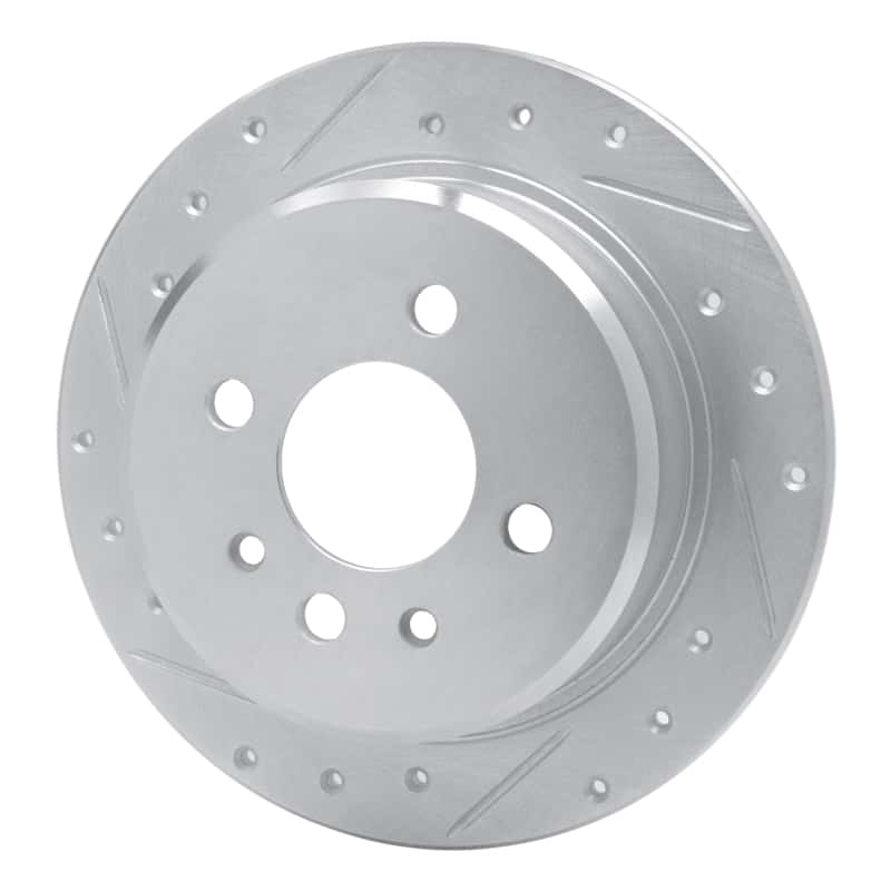 R1 Concepts — R1 84-91 BMW 325IS Rear Left Drilled & Slotted Silver Brake Rotor
R1 Brake Rotor Drill - view 2