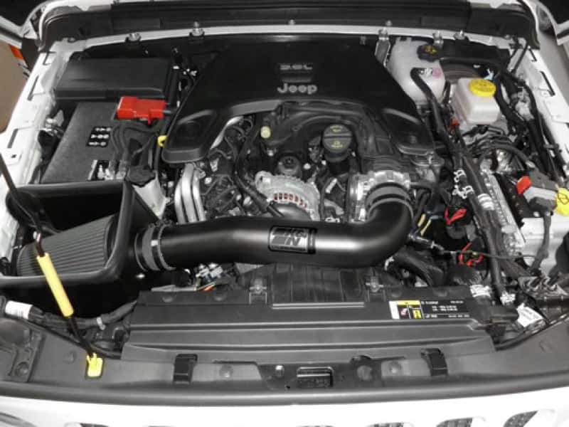 K&N Engineering — K&N 2018 Jeep Wrangler JL V6-3.6L F/I Blackhawk Performance Intake Kit (No Jeep Grand Cherokee)
Performance Air Inta
Air Intake System - view 9