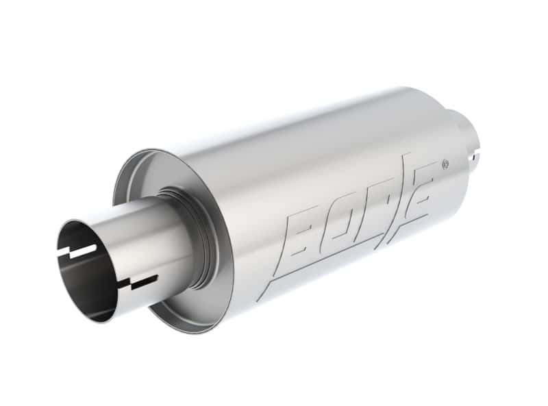 Borla — Borla S-Type Muffler 2.5in Inlet/Outlet 5in Round x 10in w/Notch
Specialty Muffler
Muffler - view 1
