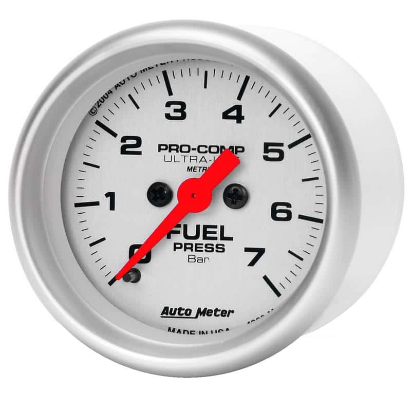 AutoMeter — AutoMeter Gauge Fuel Pressure 2-1/16in. 7 Bar Electric Ultra-Lite
2" FUEL PRESS, 0-7 B - view 3