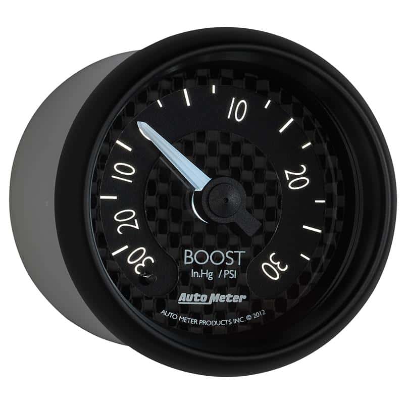 AutoMeter — Autometer GT Series 52mm Mechanical 30 In Hg/30 psi Vacuum/Boost Gauge
2-1/16" BOOST-VAC, 3 - view 6