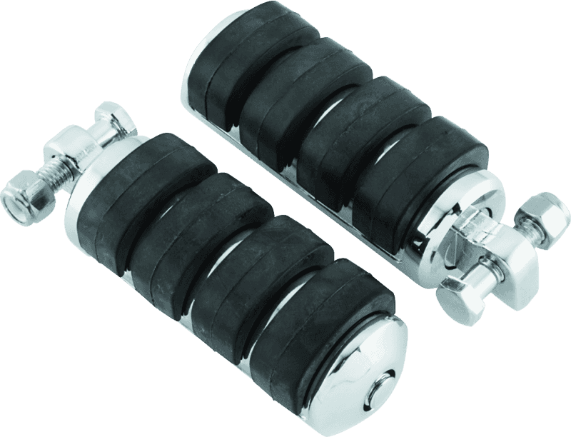 Kuryakyn — Kuryakyn ISO Peg Large With Male Adapter Chrome (Pair) - view 1