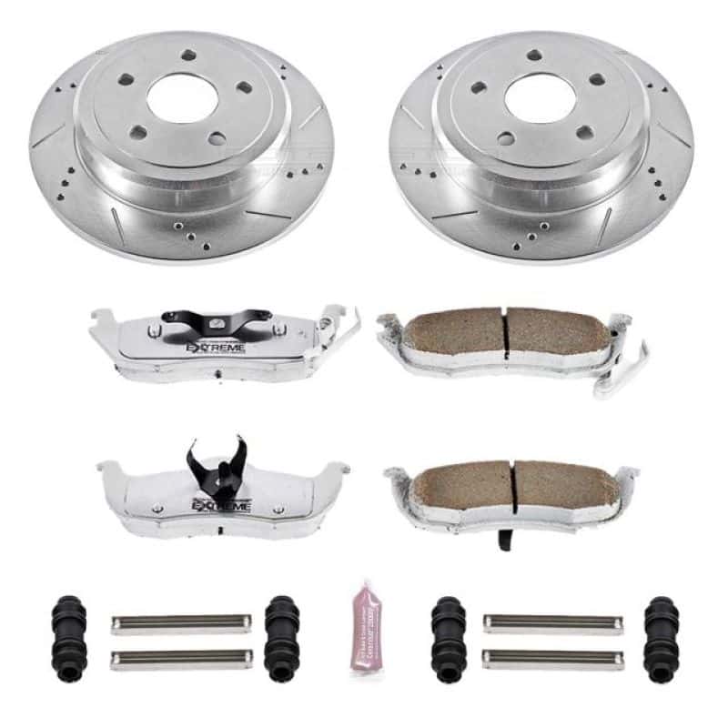 PowerStop — Power Stop 06-10 Jeep Commander Rear Z26 Street Warrior Brake Kit - view 1