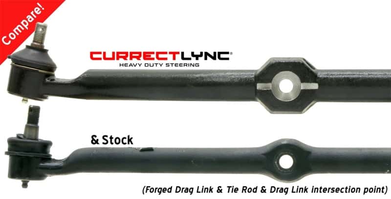 RockJock — RockJock TJ/LJ/XJ/MJ Currectlync Steering System Bolt-On w/ 1 1/4in Dia. Tie Rod/Forged Drag Link
StrgLinkageAssembly - view 4
