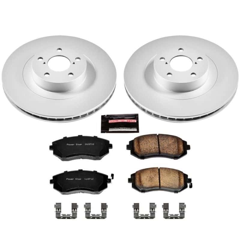 PowerStop — Power Stop 05-06 Saab 9-2X Front Z17 Evolution Geomet Coated Brake Kit - view 1