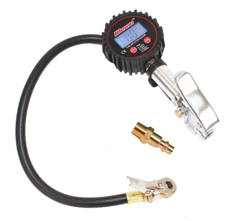 Kleinn Air Horns — Kleinn Digital Tire Inflator w/ Gauge/ Bleed Valve/ / Locking Chuck 0-160 PSI
Tire Inflator - view 3