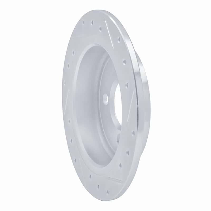 R1 Concepts — R1 02-15 Mini Cooper Clubman Rear Left Drilled & Slotted Silver Brake Rotor
R1 Brake Rotor Drill - view 4