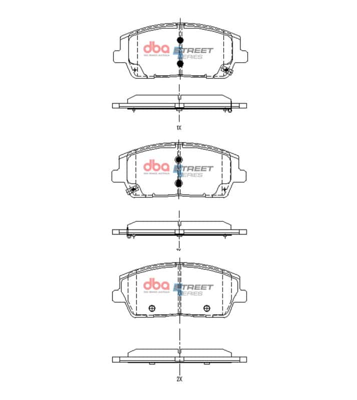 DBA — DBA 2020+ Hyundai Palisade Street Series Front Brake Pads
Brake Pad - view 1