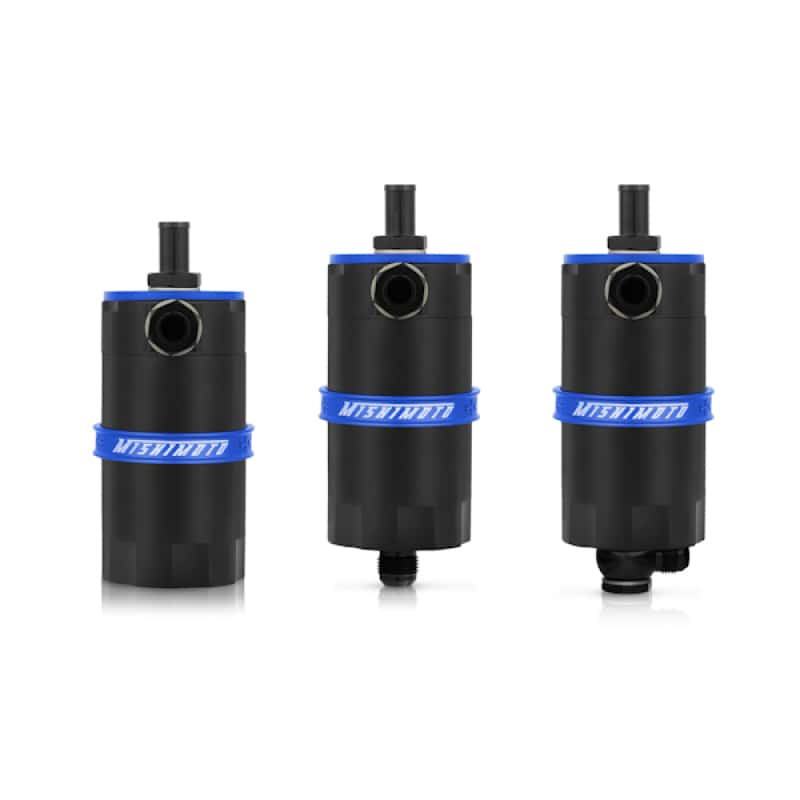Mishimoto — Mishimoto Universal Baffled Oil Catch Can - Blue - view 9