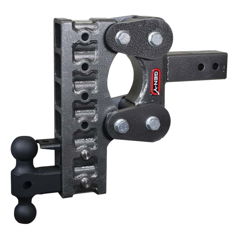 GEN-Y Hitch — Gen-Y The Boss Torsion-Flex 2.5in Shank 10in Drop 10K Hitch w/GH-031 Dual-Ball/GH-032 Pintle Lock
Drop Hitch - view 1