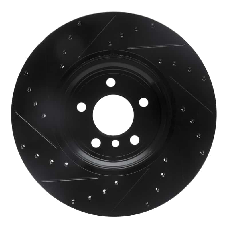 R1 Concepts — R1 07-19 BMW X6 Rear Right Drilled & Slotted Black Brake Rotor
R1 Brake Rotor Drill - view 5