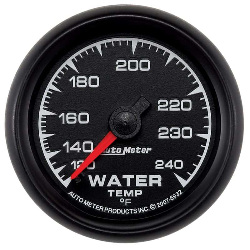 AutoMeter — Autometer ES 52mm 120-240 Deg F Mechanical Water Temperature Gauge
GA 2" WTMP 240F M ES - view 2