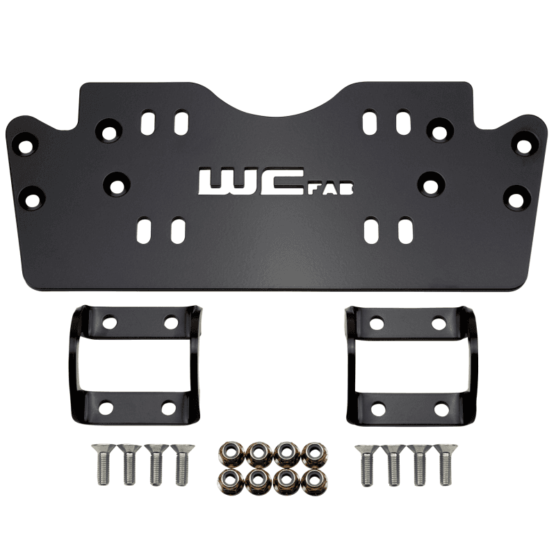 Wehrli — Wehrli 2019+ Honda Talon X/R Winch Mount Plate Kit - WCFab Front Bumper - view 2