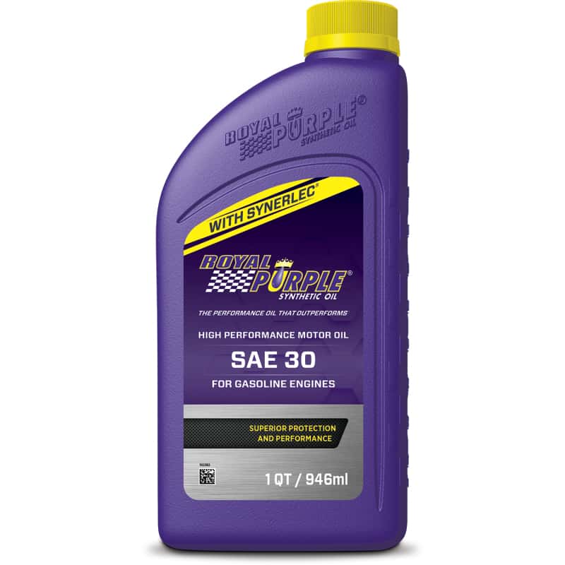 Royal Purple — Royal Purple Premium Synthetic High Performance Straight-Grade SAE 30 Motor Oil - 1 Quart - view 1